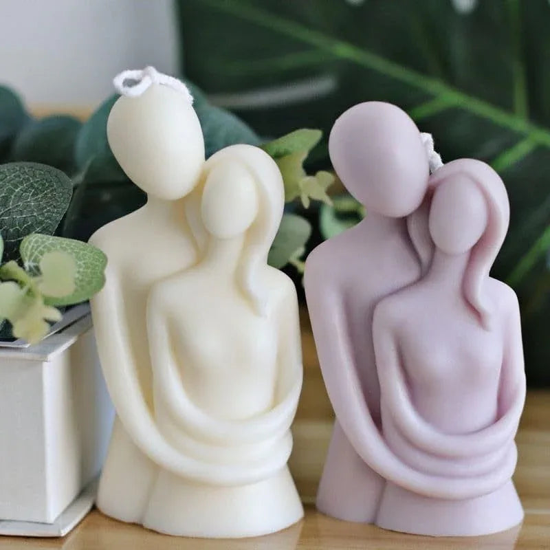 Luxury Couple Figurative Scented Soy Candle Set - ArtyCraftz