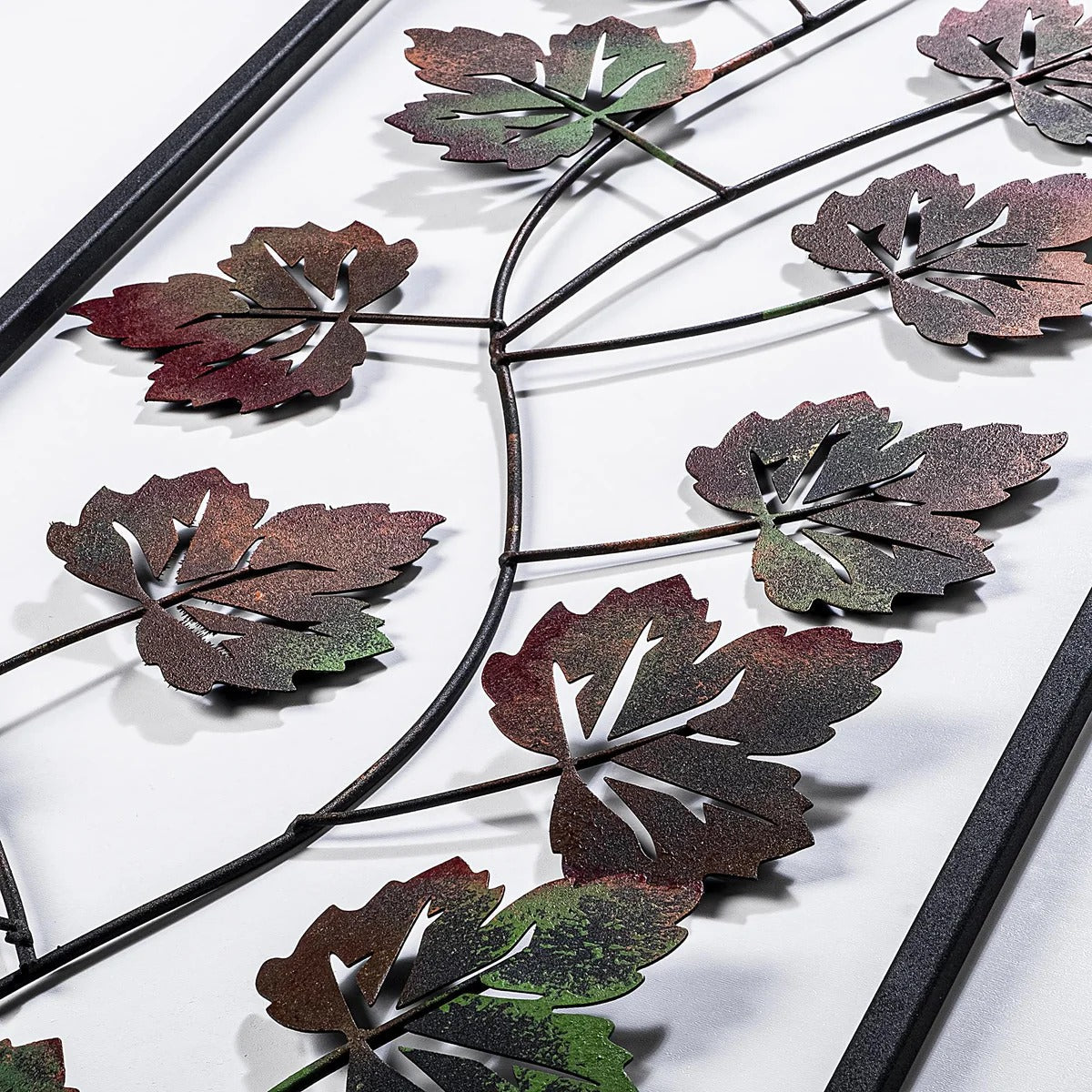 Maple leaves metal wall decor