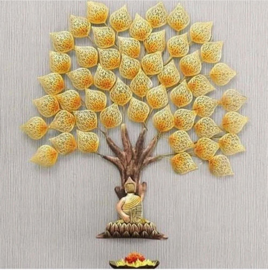ED Tree Wall Art Buddha Metal Wall Hanging-ArtyCraftz.com