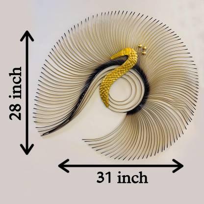 Metal Golden Peacock LED