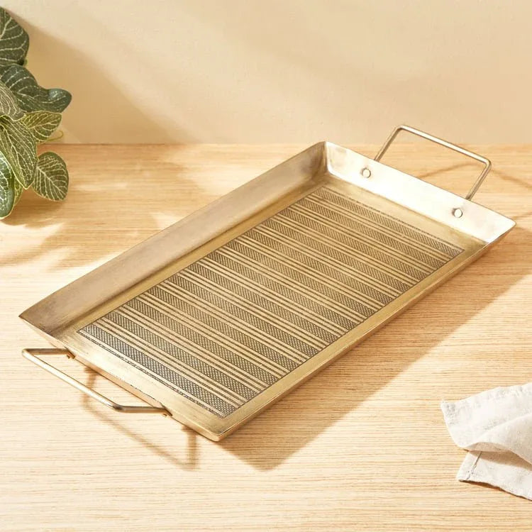 Metal Serving Tray - 42 x 20 cm - ArtyCraftz