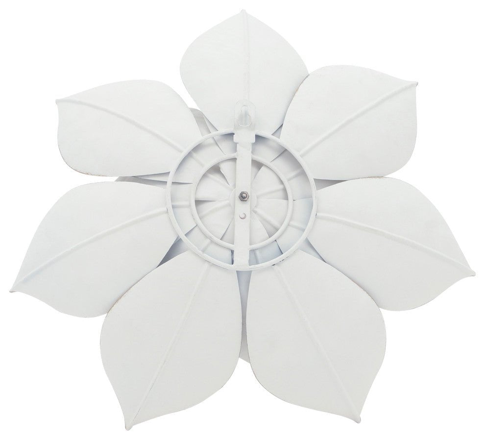 Metal White Lotus Wall Art - ArtyCraftz