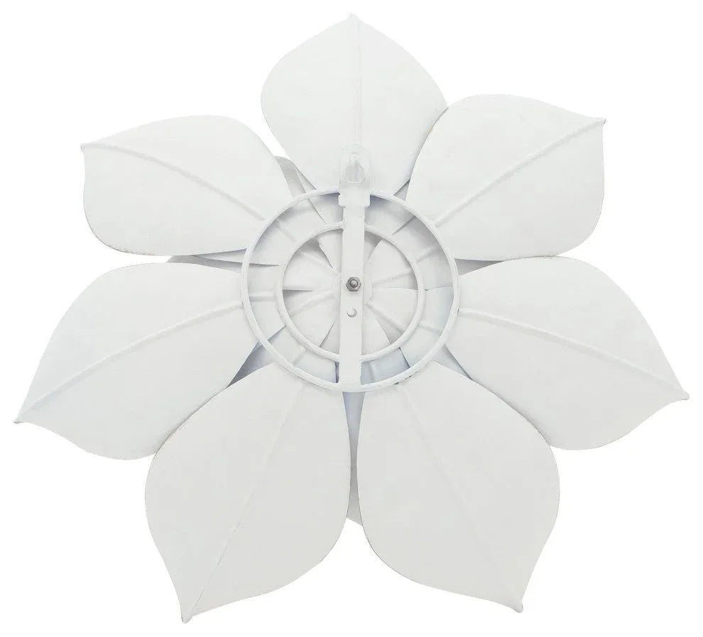Metal White Lotus Wall Art - ArtyCraftz