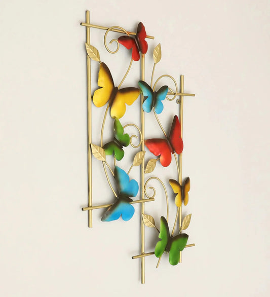Nana Colorful Butterflies Wall Art - ArtyCraftz