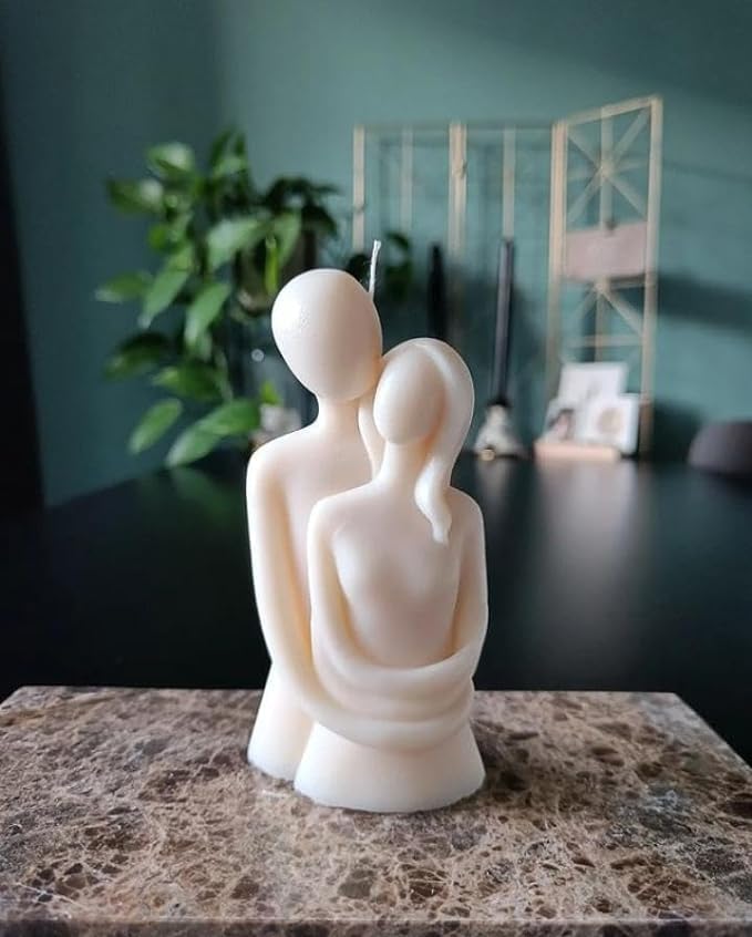 Peony and Couple Candle - ArtyCraftz