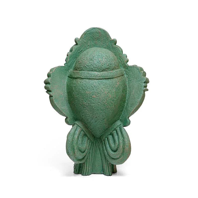 Poly Resin Green Tara Head Statue - ArtyCraftz