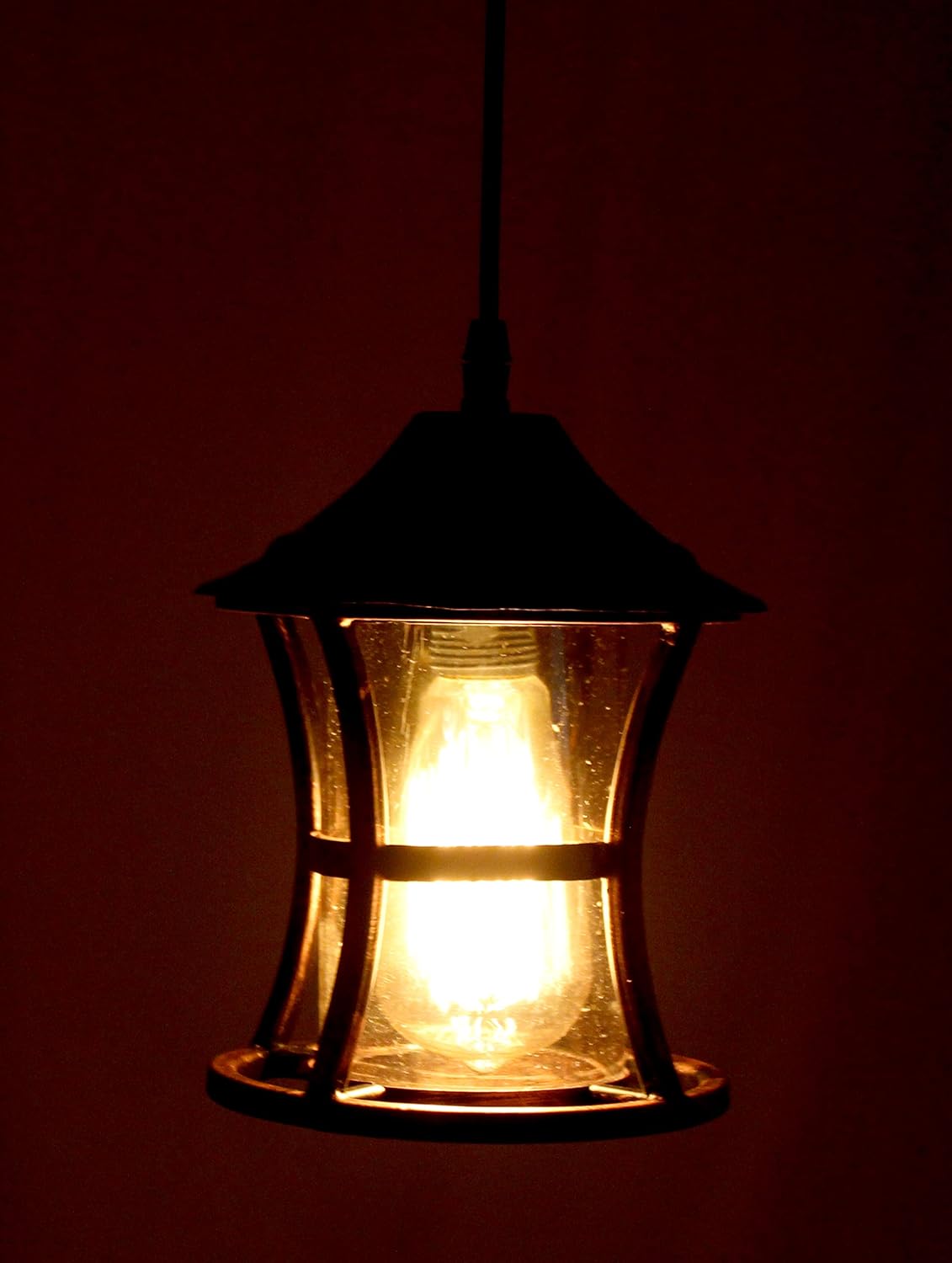 Portuguese Style Metal and Glass Pendant Light - ArtyCraftz