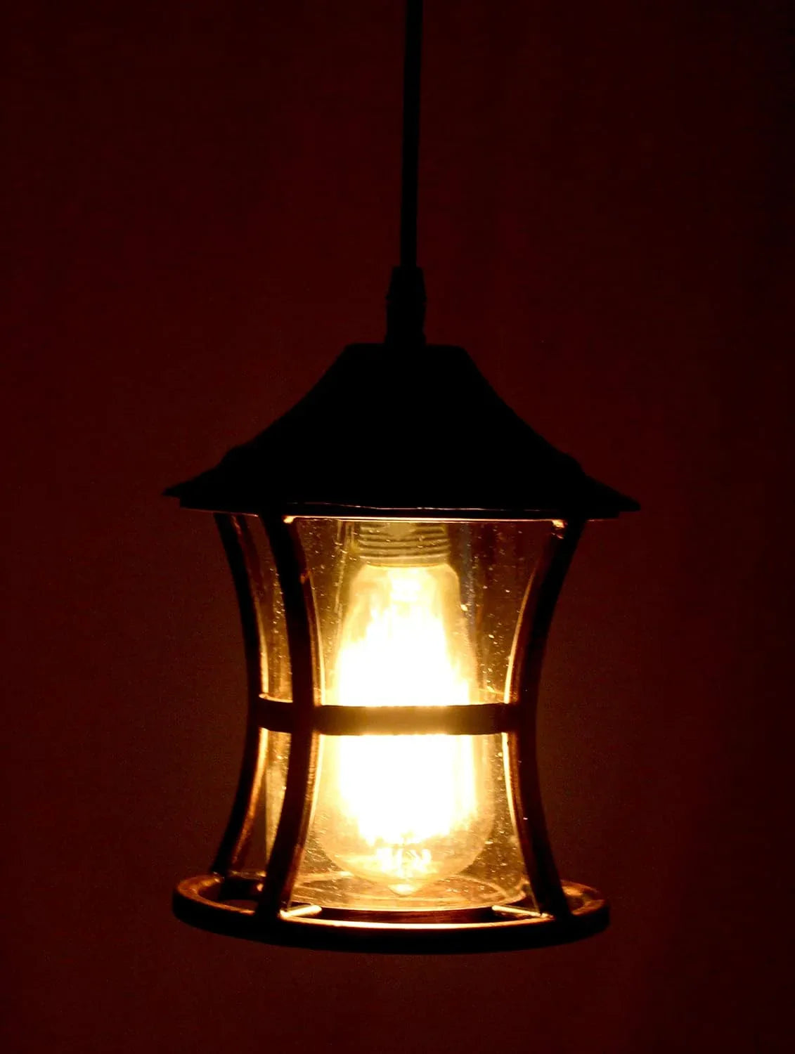 Portuguese Style Metal and Glass Pendant Light - ArtyCraftz