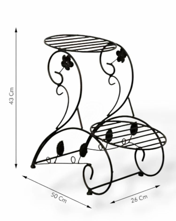 2 Tier Decorative Flower Pot Holder -ArtyCraftz.com
