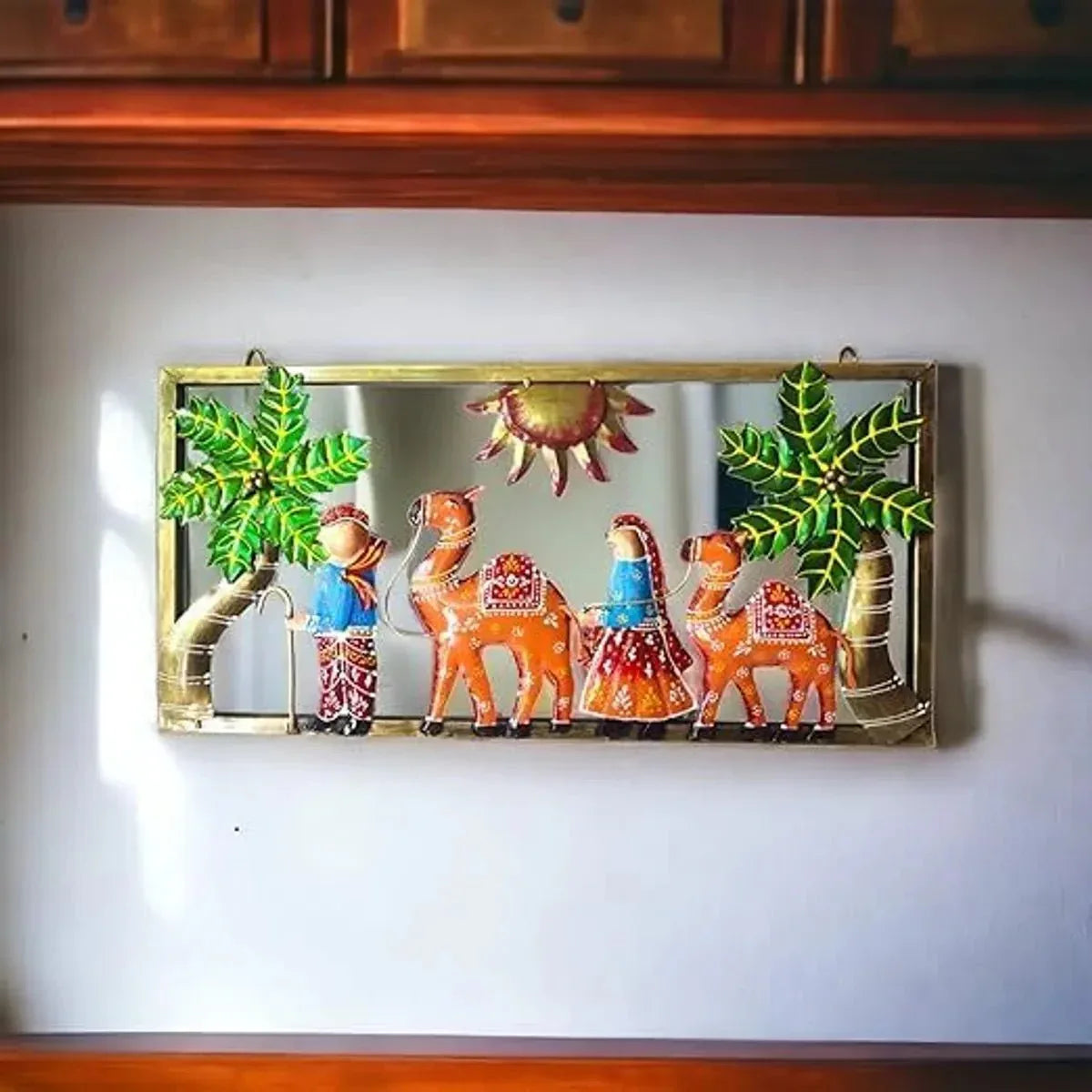 Rajasthani Traditional Camel Herders Wall Art - ArtyCraftz
