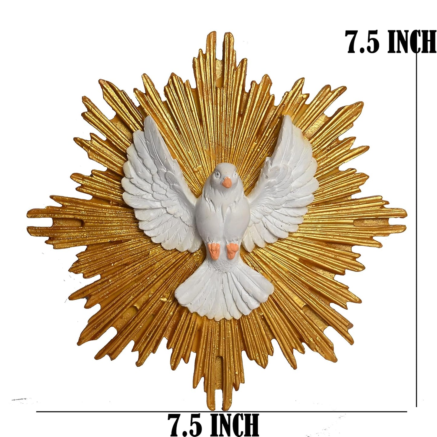 Resin Faith Dove Wall Hanging - ArtyCraftz