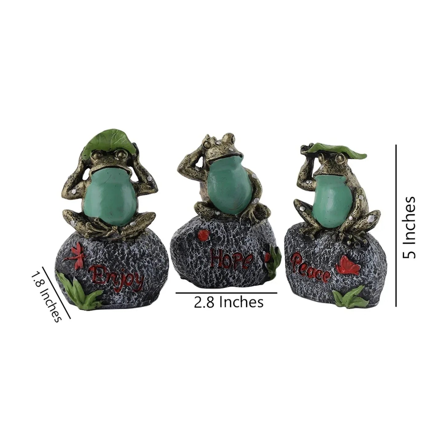 Resin Frog Showpiece - ArtyCraftz