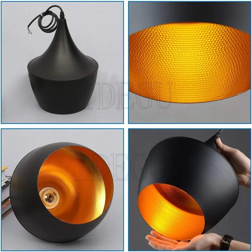 Retro Metal Pendant Light - ArtyCraftz