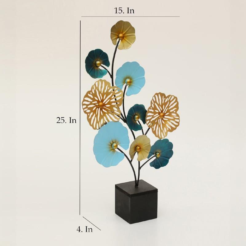 Delphia Floral Table Accent-ArtyCraftz.com