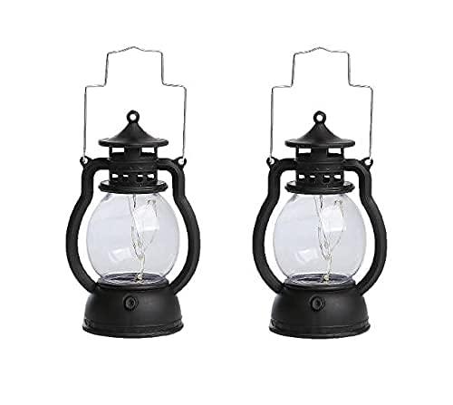 Small Acrylic Antique Lamp Hurricane Wall Hanging LED String Light Holder (2 Pieces) - ArtyCraftz