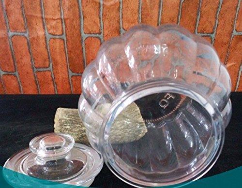Transparent Clear Pumpkin Glass Container - ArtyCraftz