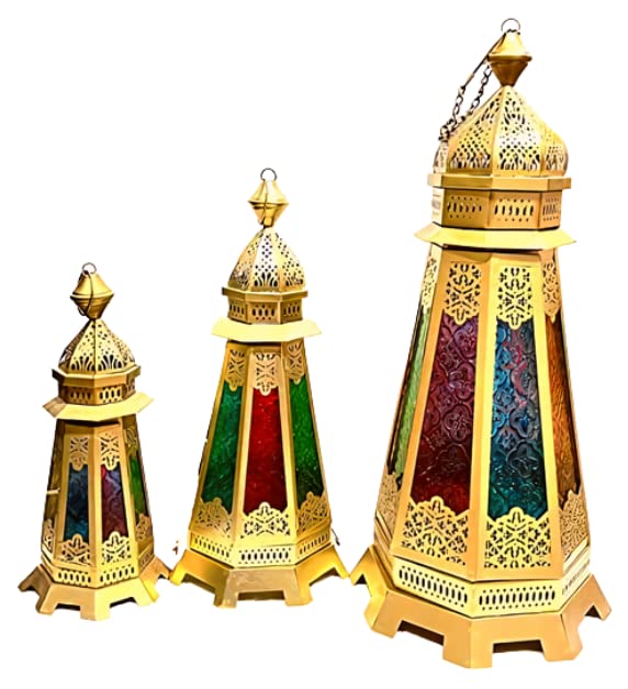 Turkish Design T Light 3 Candle Holders - ArtyCraftz