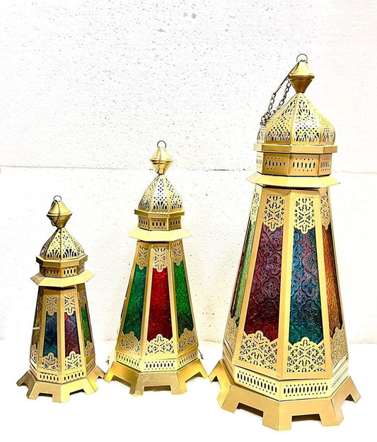 Turkish Design T Light 3 Candle Holders - ArtyCraftz