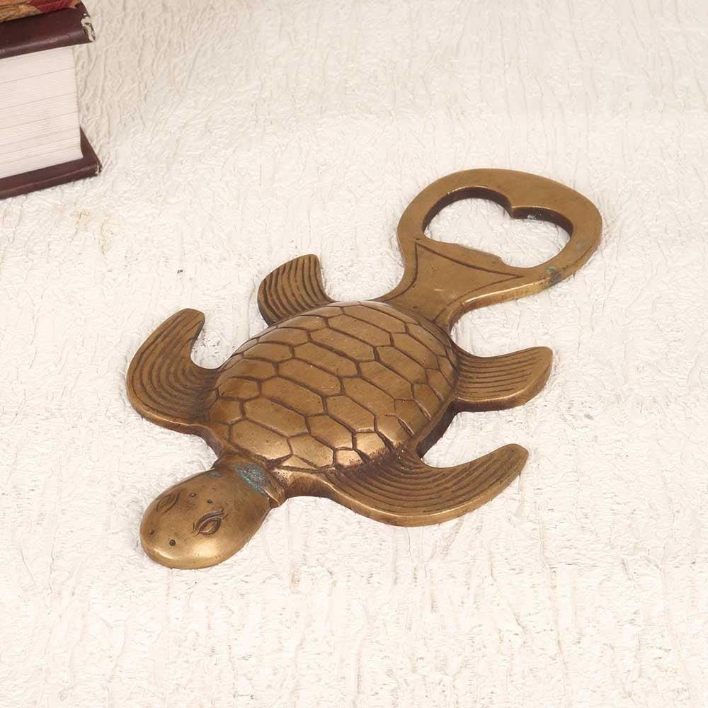 Vintage Turtle Solid Brass Bottle Opener - ArtyCraftz