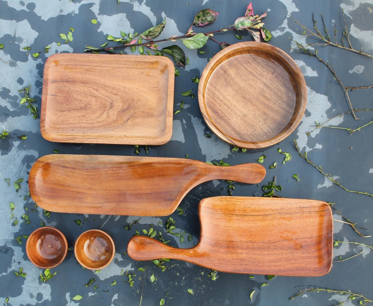 Wooden Tray, Platter & Bowls - ArtyCraftz