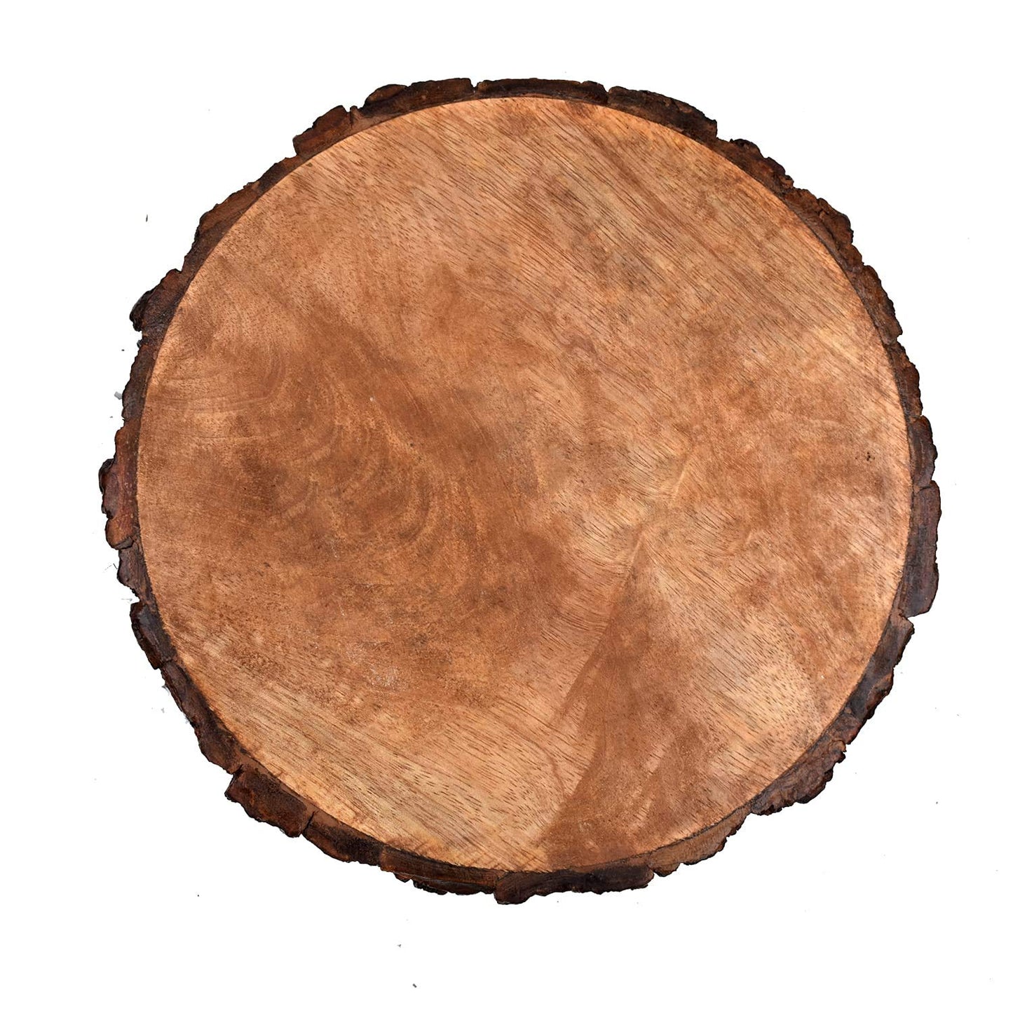 Wooden Tree Bark Serving Tray 10 Inches - ArtyCraftz
