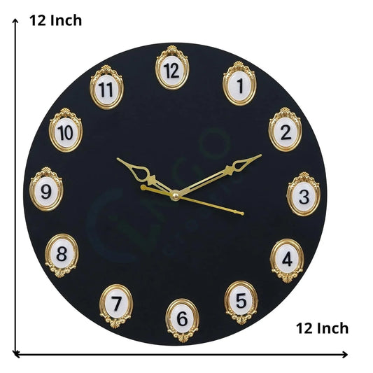 Wooden Wall Clock for Home Stylish Latest 12 Inch Silent Decorative Designer Wall Clock - ArtyCraftz