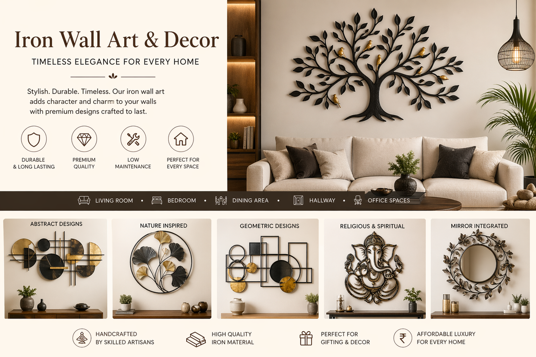 Iron Wall Art & Decor for Modern Homes | Stylish Metal Wall Designs-ArtyCraftz.com