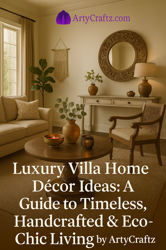 The Art of Villa Home Décor: A Journey into Timeless Luxury and Handcrafted Elegance