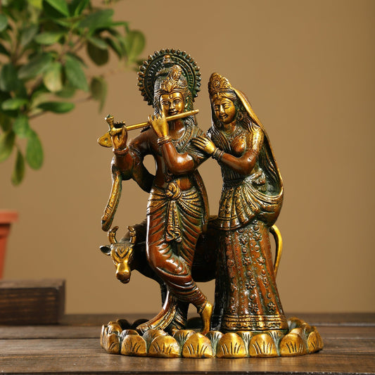 Enhance Spiritual Connection with Radha Krishna Idols - ArtyCraftz