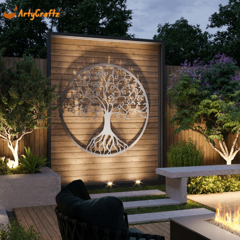 Outdoor Wall Decor Ideas Modern - ArtyCraftz