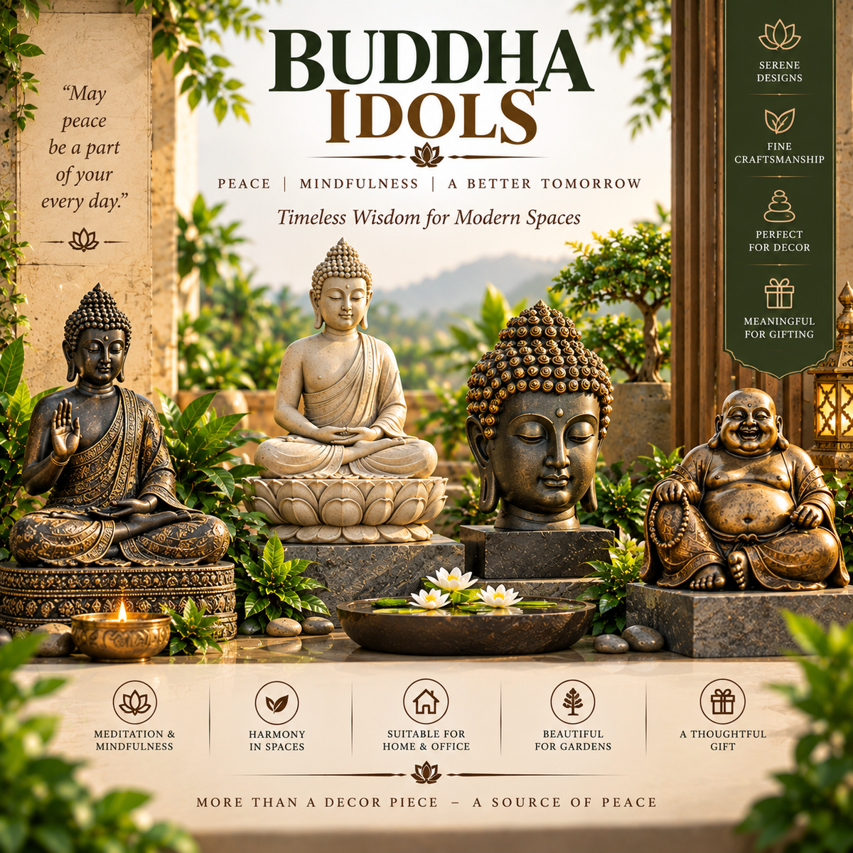 Buddha Idols Online - Buddha, Gautama Buddha & Meditation Statues