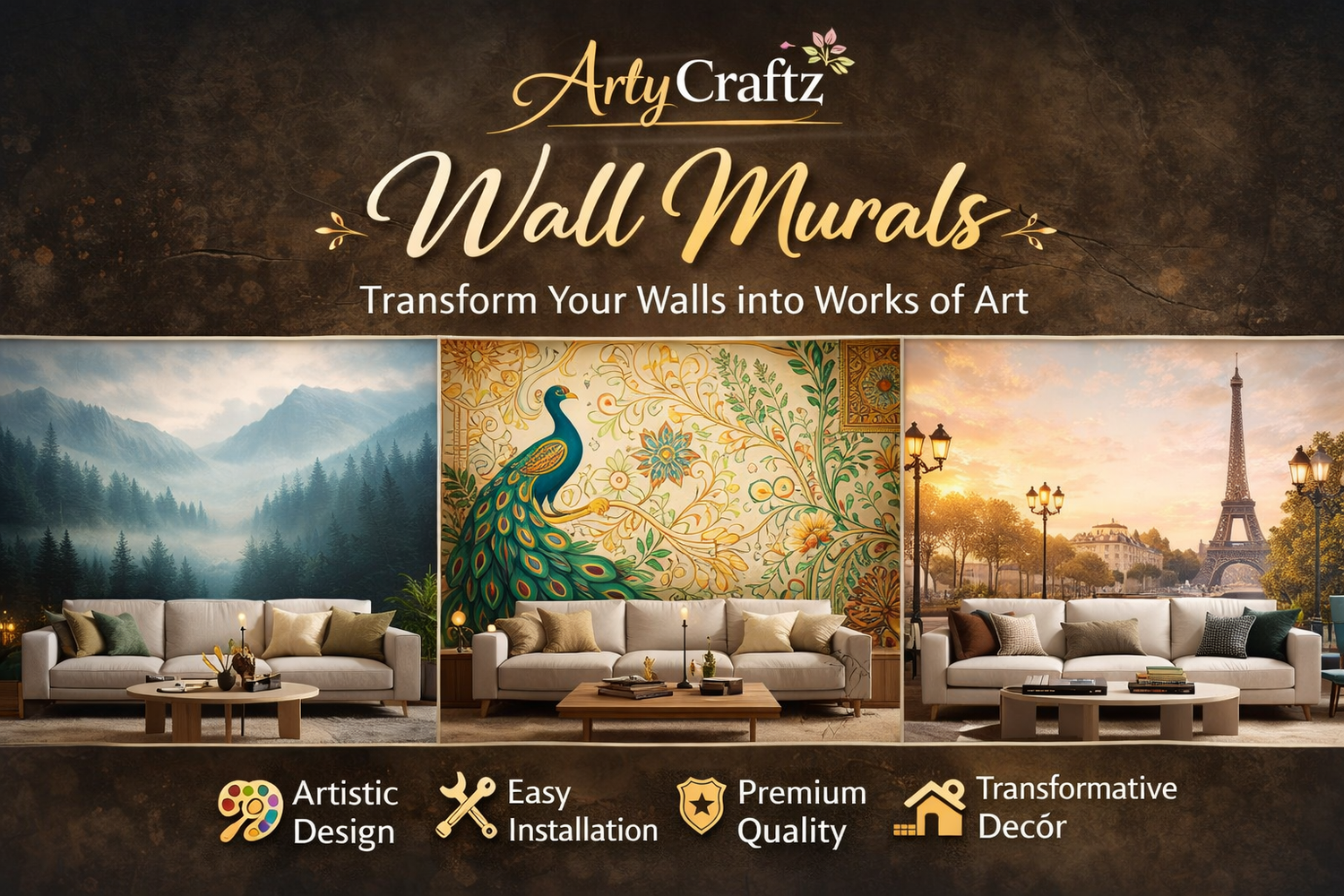 Wall Murals Online-ArtyCraftz.com