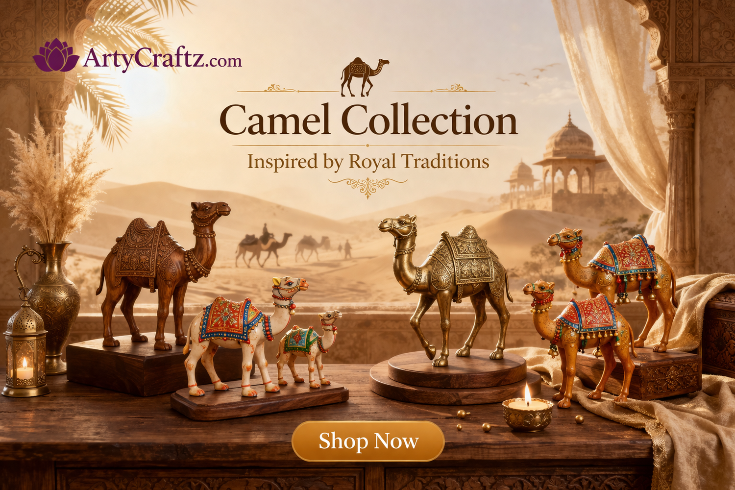 Camel Collection Inspired by Royal Traditions-ArtyCraftz.com