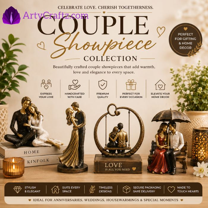 Couple showpiece collection for elegant spaces