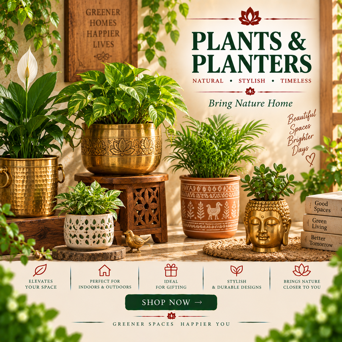 Decorative Plant Pots & Holders -ArtyCraftz