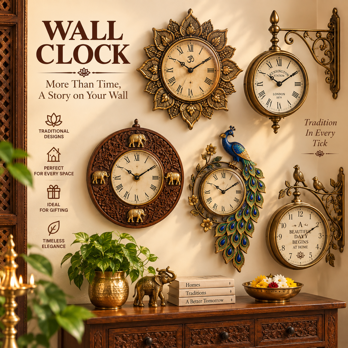 Wall Clocks Online - Decorative & Traditional Wall Clocks