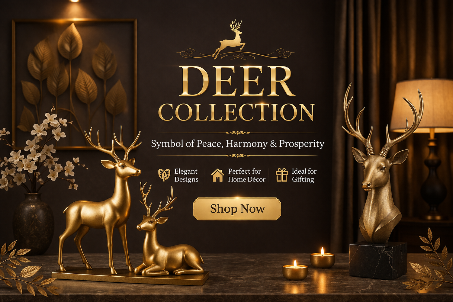 Deer Decor & Golden Deer Collection