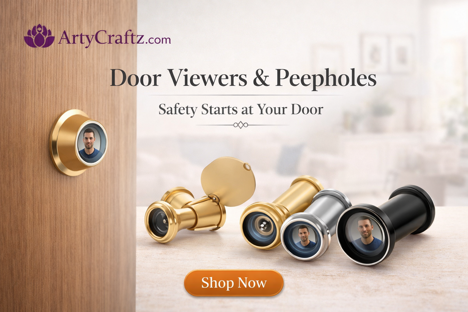 Door Viewers & Peepholes Safety Starts at Your Door-ArtyCraftz.com