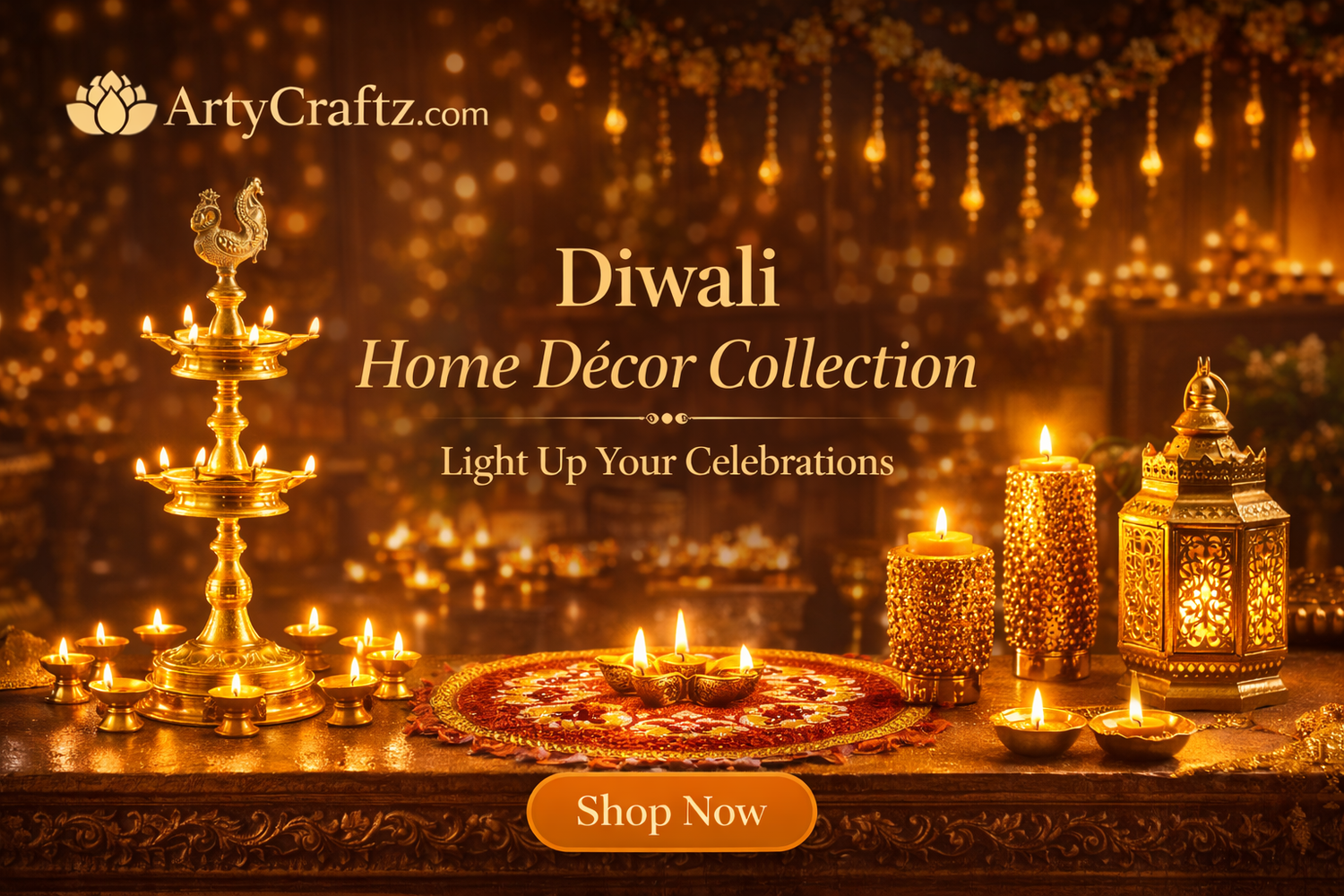 Festive Diwali home décor essentials-ArtyCraftz.com