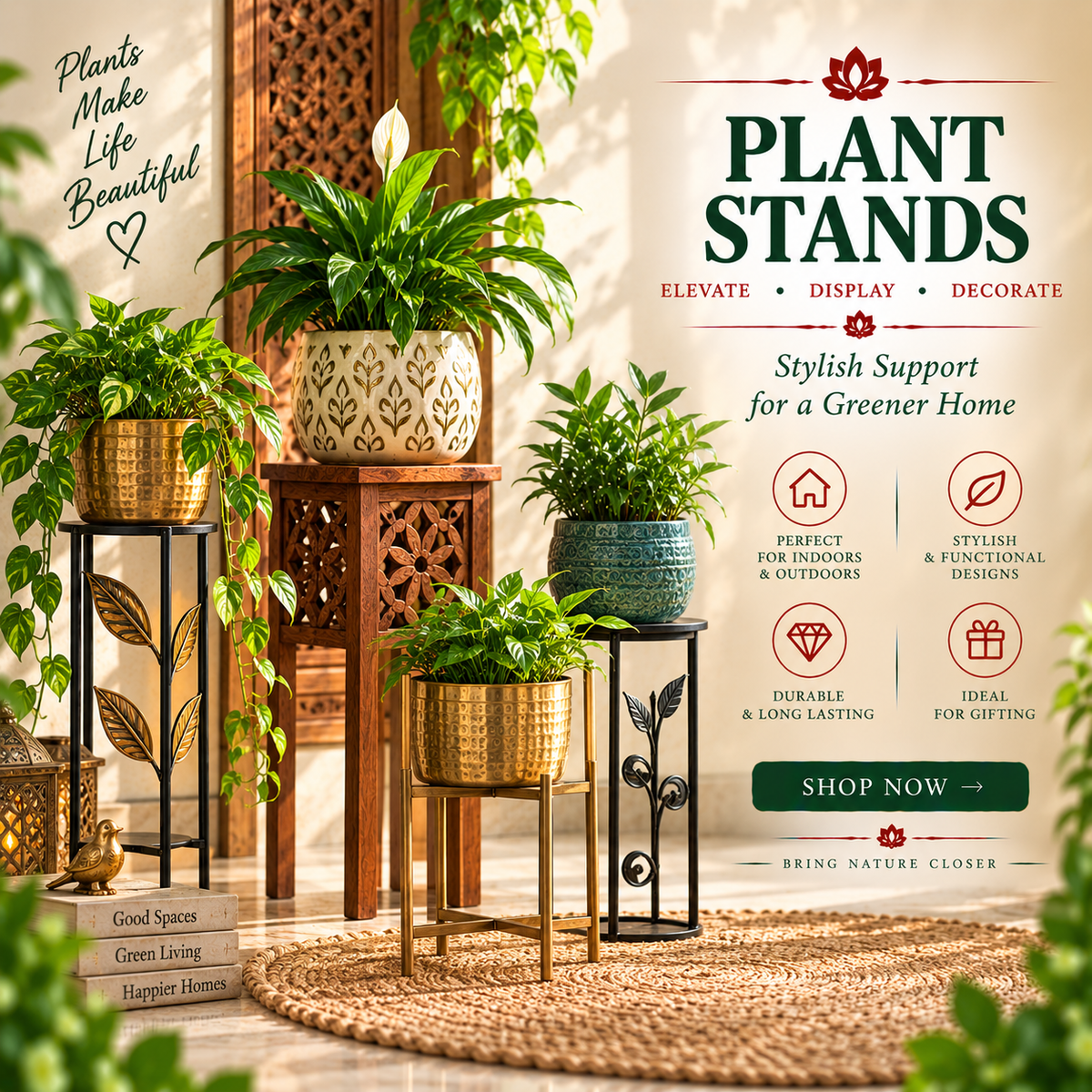 Plant Stands Online-ArtyCraftz.com