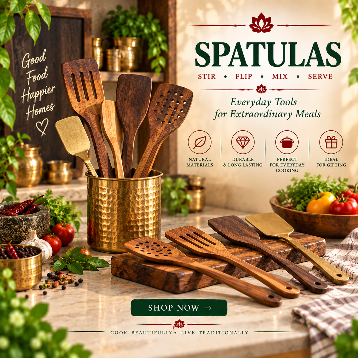 Kitchen & Cooking Spatulas-ArtyCraftz.com