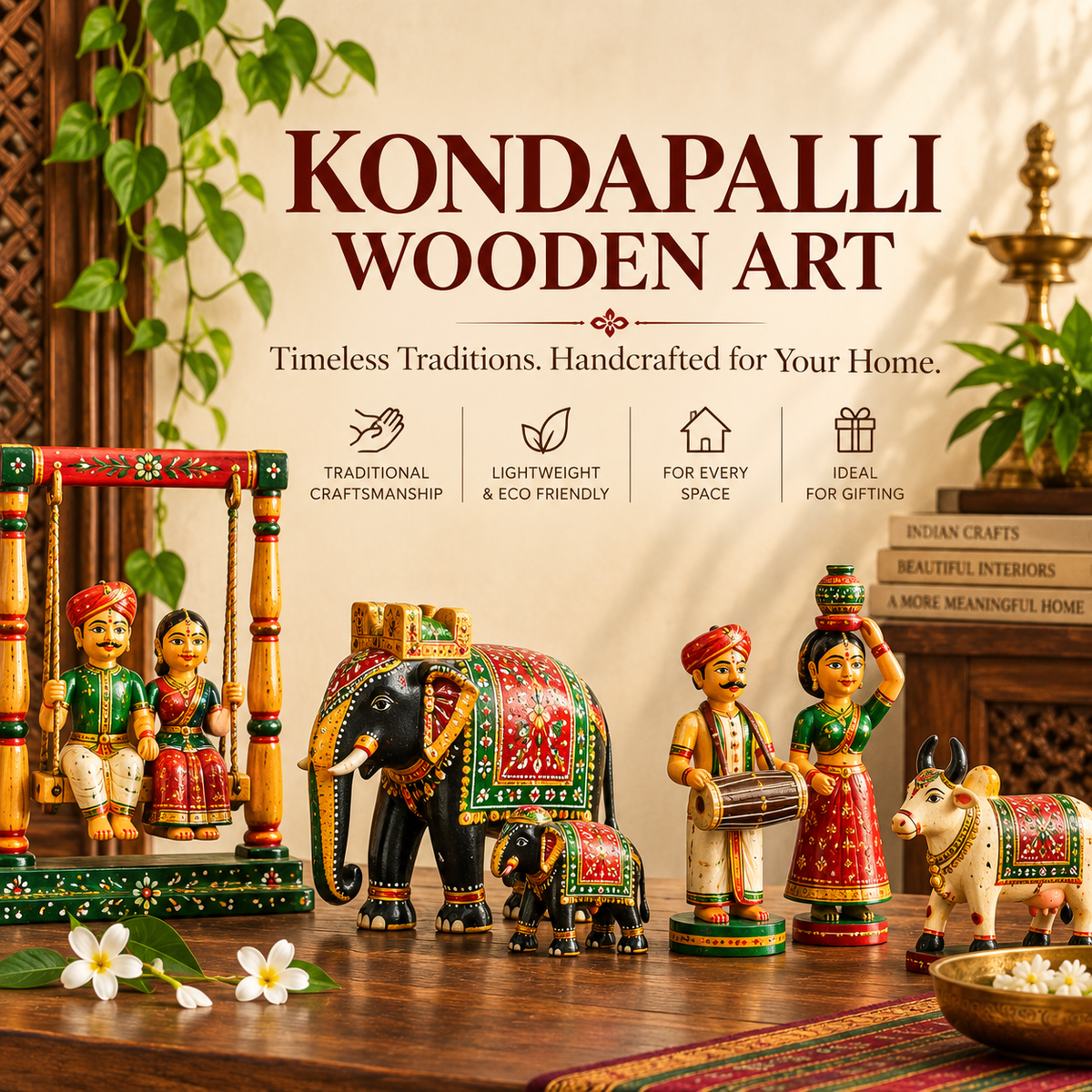 Kondapalli Wooden Art - Traditional Indian Wooden Handicrafts