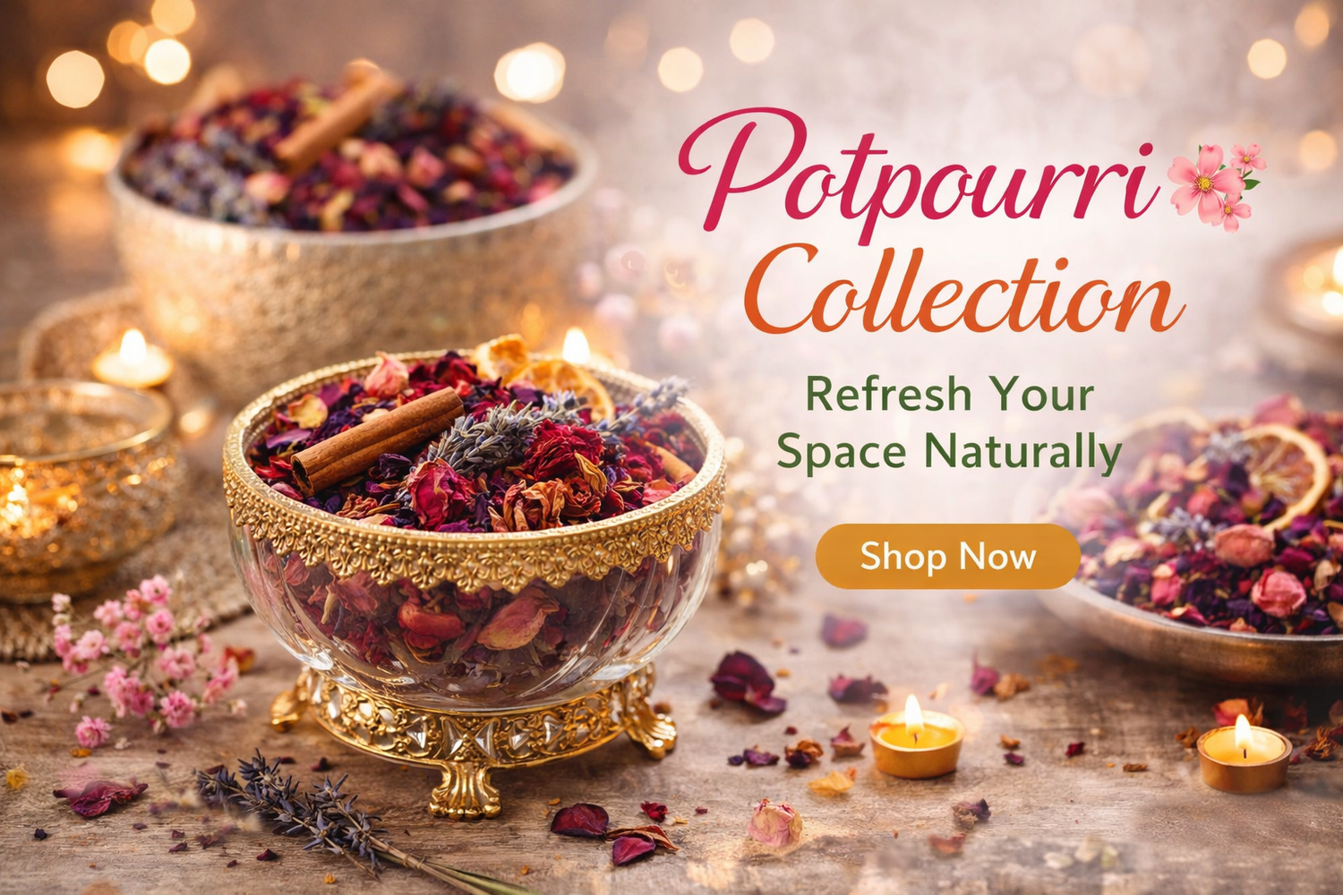 Potpourri-where delightful fragrances meet timeless elegance