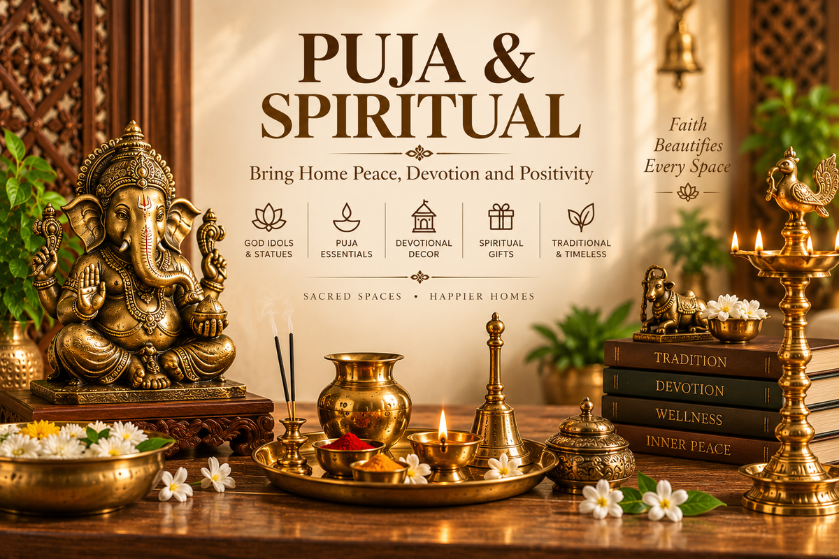 Puja Essentials Online - Traditional Puja Items for Home