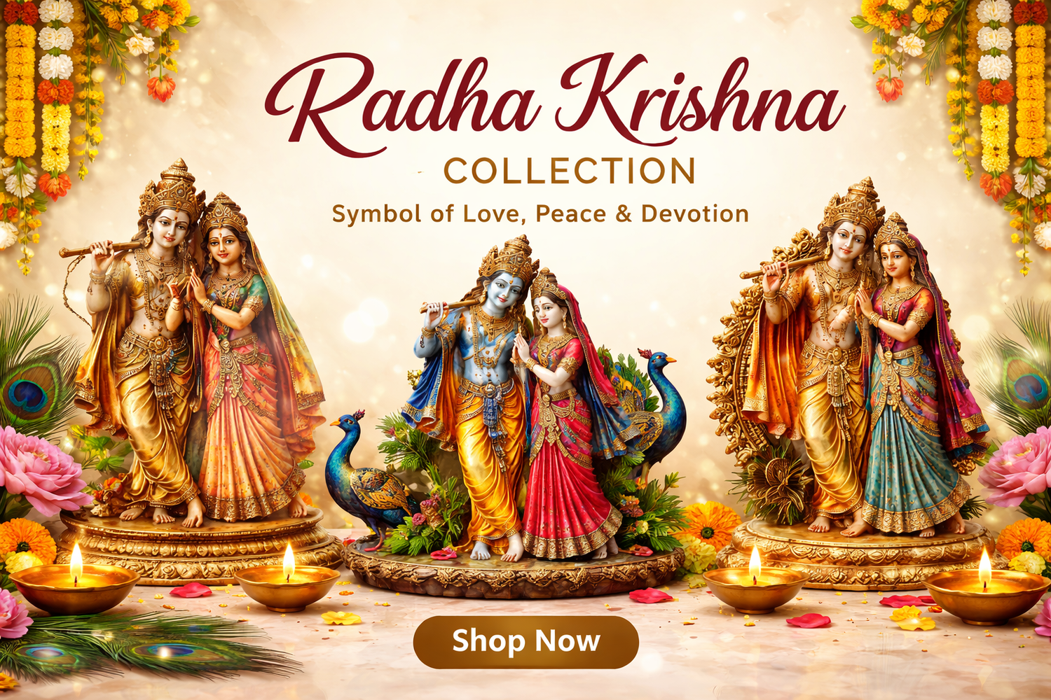 Radha Krishna Collection-Symbol of Love, Peace & Devotion-ArtyCraftz.com