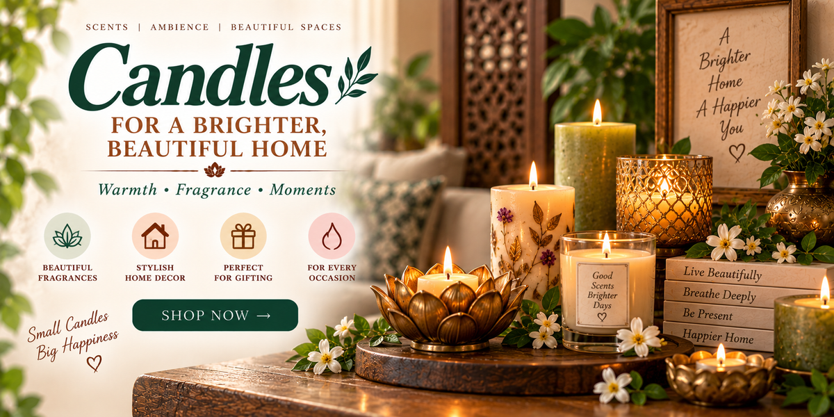 Scented & Decorative Candles | Artycraftz