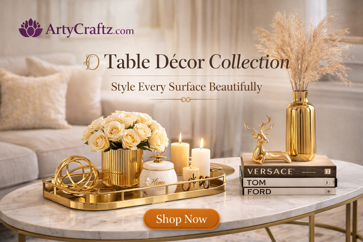 Table Décor Collection Style Every Surface Beautifully-ArtyCraftz.com