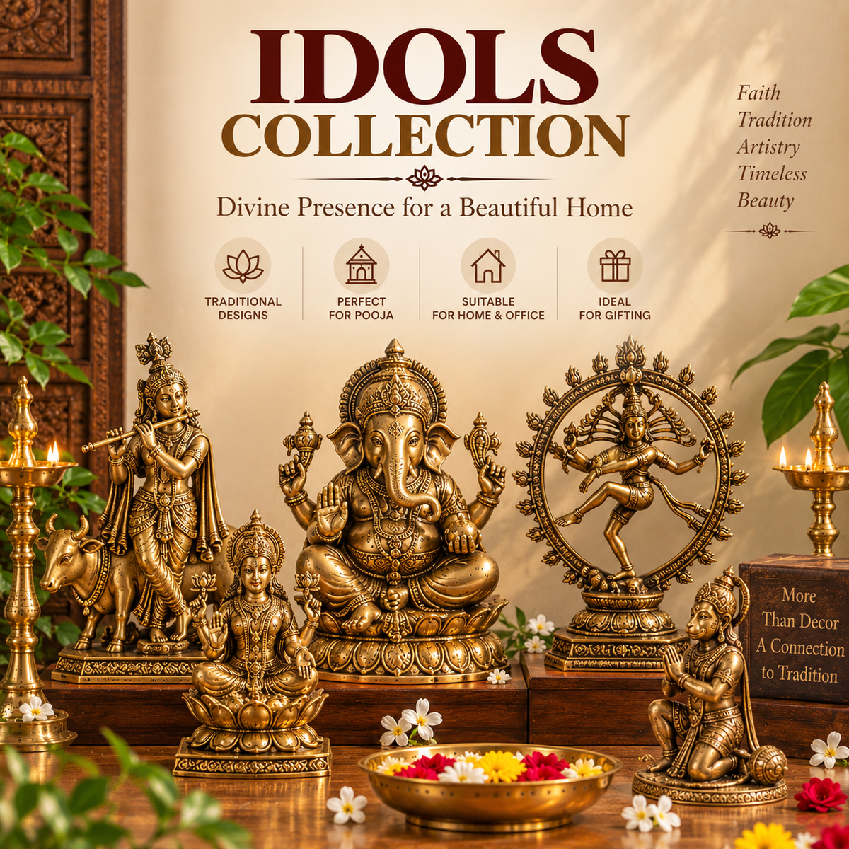 Idols & Statues Online - Traditional Indian God Idols