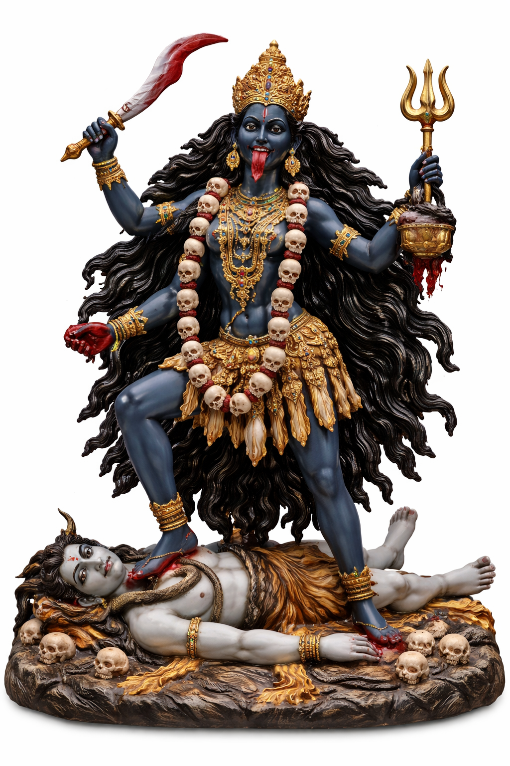 Maa Kali Idols & Statues for Home Temple and Spiritual Decor-ArtyCraftz.com
