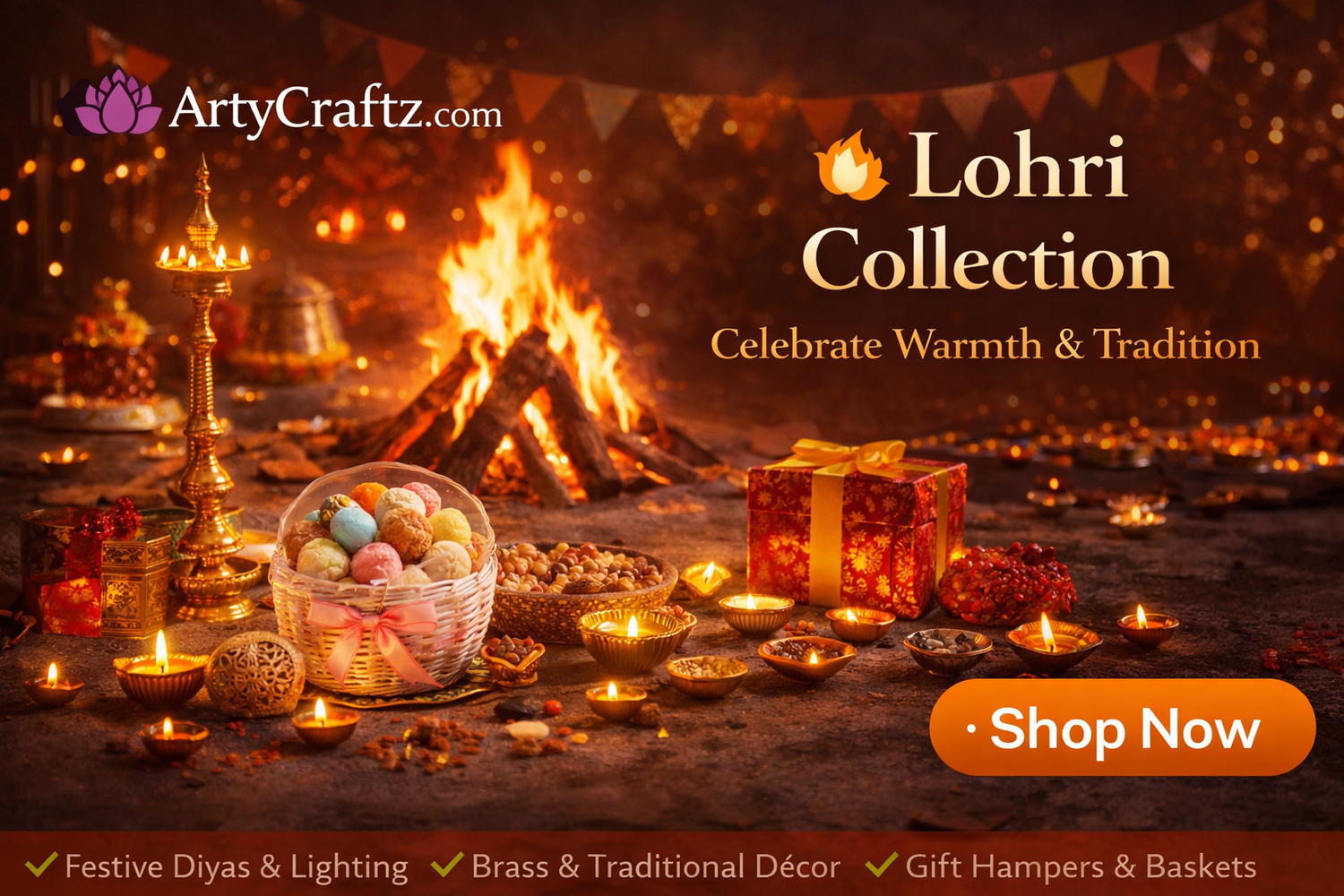 lohri home decor items online India-artycraftz.com